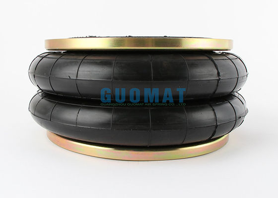 Double Convoluted Rubber Air Spring Guomat 12X2 ถุงลมอุตสาหกรรมพร้อมแหวนหน้าแปลน
