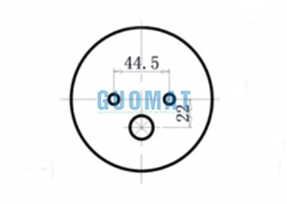 2B2500 ระบบกันสะเทือนแบบ Air Spring ความสูง 212 มม. Standard Double Convoluted Rubber