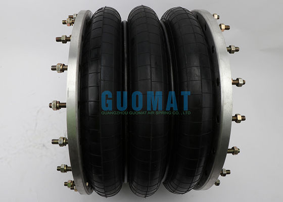 การเชื่อมต่อหน้าแปลน Air Suspension Spring 3H480312 ที่สูบลมยางแบบสามชั้น