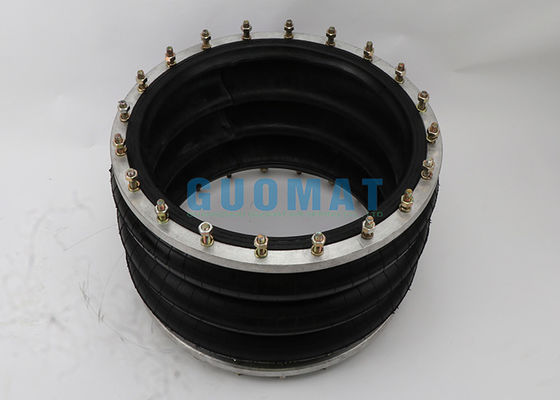 การเชื่อมต่อหน้าแปลน Air Suspension Spring 3H480312 ที่สูบลมยางแบบสามชั้น