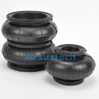 HF80/90-1 Air Spring Bellows Air Bag Double Convoluted Rubber Air Shock Absorption ขนของกระเป๋าอากาศแบบยางแบบยางแบบยางแบบยางแบบยางแบบยางแบบยาง