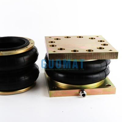 Lhf200212-2 สปริงอากาศอุตสาหกรรมที่มีแผ่นปกด้านล่างและด้านบนเพื่อลดแรงกระแทก