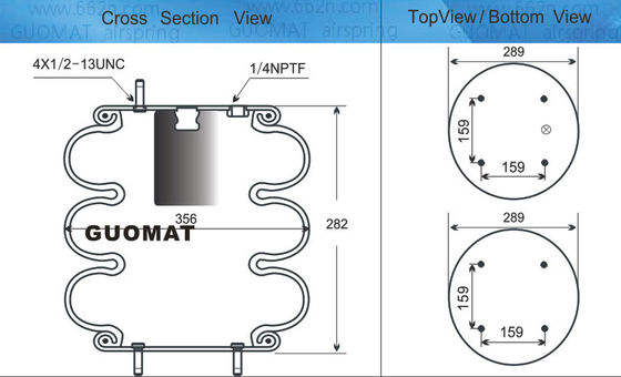 คอนติเทค แอร์สปันเซ็นสปริง FT530-32 333 ไฟร์สโตน W01-358-7818 Airkraft 115070