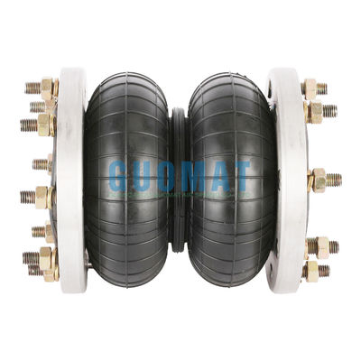 การเชื่อมต่อ Flange Double Convoluted Air Spring 2H250180 ยางธรรมชาติ