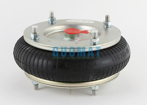 FS210-10 DS Contitech Air Spring G1/2 ประเภทการเชื่อมต่อ Flange กระเป๋าแขวนอากาศ