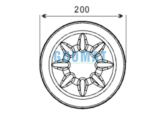 W01-M58-8513 อะไหล่รถยนต์ฟายร์สโตน 4390NP22 Contitech การแขวนยนต์