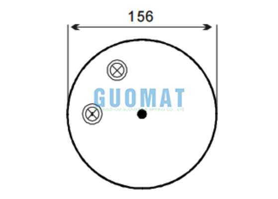 W01-M58-8513 อะไหล่รถยนต์ฟายร์สโตน 4390NP22 Contitech การแขวนยนต์