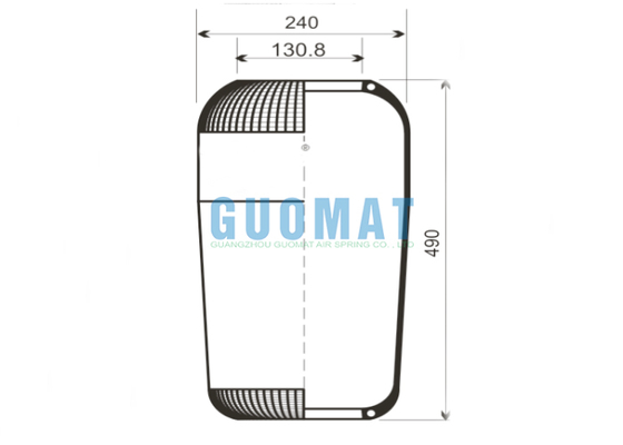 713N สปริงลมรถบัส Contitech 9066 ยาง Goodyear Bellow Volvo 1622116