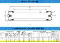 ถุงลมนิรภัย Punch Press Rubber / Guomat F-400-2 อ้างถึง Yokohama S-400-2 Double Air Spring