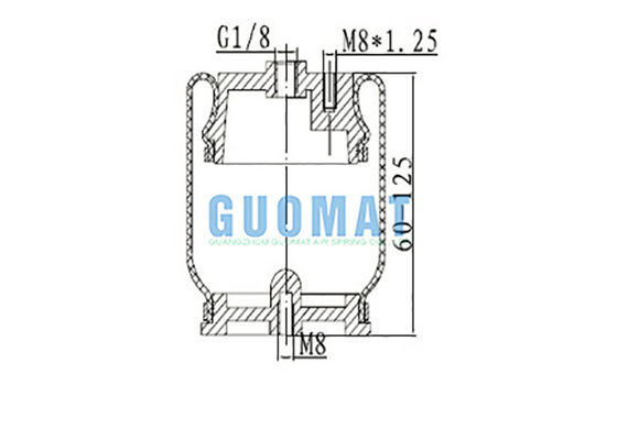 SZ51-10 Cab Air Absorber / Contitech Air Shock Suspension ด้วยแรงดันสำหรับเบาะคนขับ