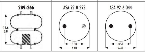 578-92-3-208 Goodyear Air Spring 2B9-266 Firestone W013586944