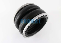 W01M586979 Double Air Convoluted Air Spring Rubber Bellows W013585126 หน้าแปลน DIA.600 Mm