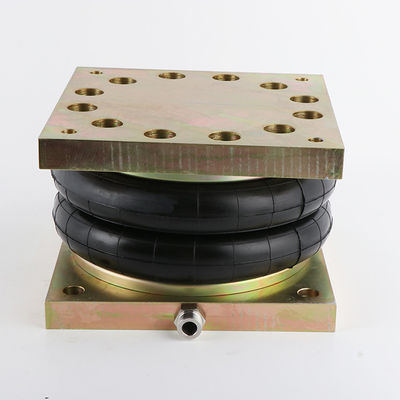 อลูมิเนียมอัลลอยด์และยางอุตสาหกรรม Air Spring 300170H-2 Double Convoluted Rubber Bellows