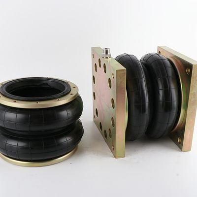 อลูมิเนียมอัลลอยด์และยางอุตสาหกรรม Air Spring 300170H-2 Double Convoluted Rubber Bellows