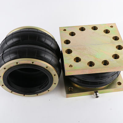 อลูมิเนียมอัลลอยด์และยางอุตสาหกรรม Air Spring 300170H-2 Double Convoluted Rubber Bellows