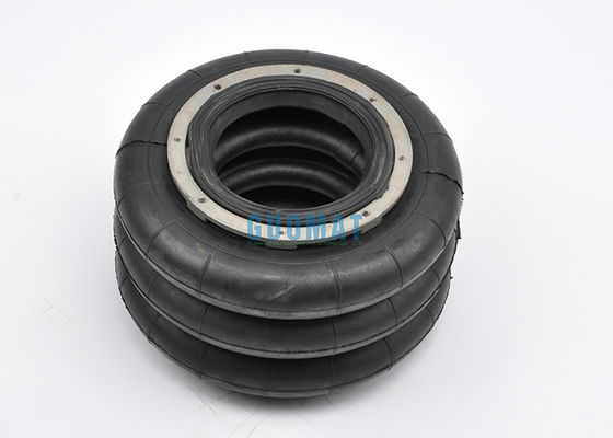 Universal 10x3 Air Lift Bag อุตสาหกรรม Air Spring Triple Convoluted Bellows Air Suspension Spring