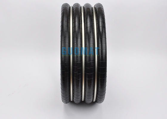 ความสูง 363 มม. อุตสาหกรรม Air Spring สี่ถุงลมนิรภัย Bellows F-500-4R Gas Rubber Suspension Spring Repair Kits