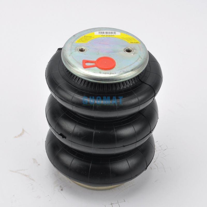 กระเป๋าสะพายอากาศ 3 ตัว สะพายสปริงสปริงสปริงก๊าซ 1/2NPT ทางเข้าอากาศสําหรับรถยนต์