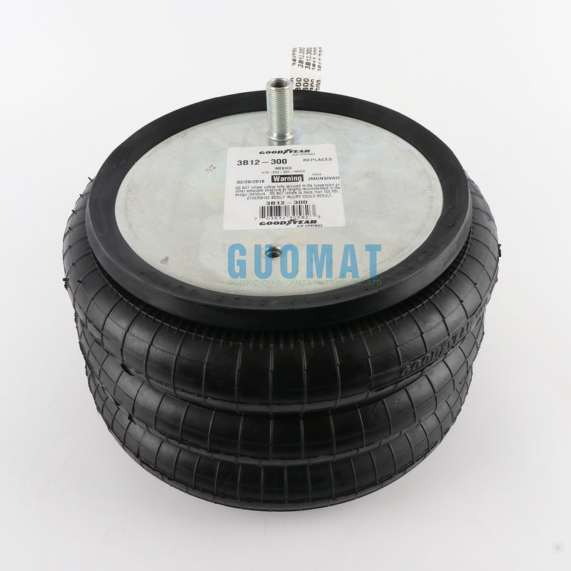 Goodyear Air Spring อริจินอล 3B12-300 ทริปเปิล คอนวิลท์ แฟล็กซ์เมมเบอร์ 578933100 ครอส ไฟร์สโตน 8008
