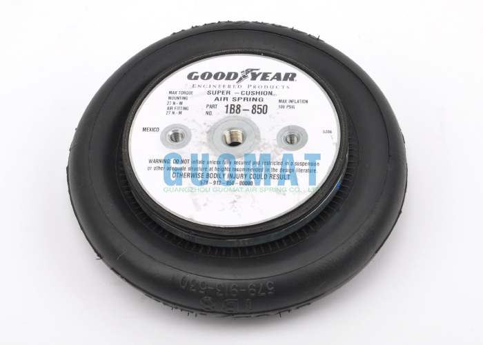 ผู้ให้บริการสปริงลมแบบลูกสูบเดี่ยว Goodyear 1B8-850, 579-91-3-530, ลูกสูบลมยาง