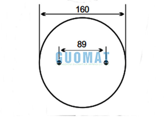 FD 200-25 426 Contitech การแขวนสปริงสปริงอากาศ W01-358-6943 ไฟสโตน แทนกระเป๋าอากาศสําหรับรถยนต์บ้าน / RV