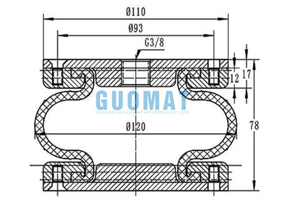 4.5X1/4 1/2" X 1 DUNLOP แผ่นยางอุตสาหกรรม