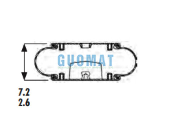 W013586920/W013587043 สปริงลมยาง Firestone 1B12-305 Goodyear Industrial Air Bellow