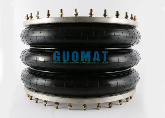 W01-358-9603 Firestone Flange Air Spring 348-3 สไตล์กระแทกอากาศอุตสาหกรรมสามแบบ