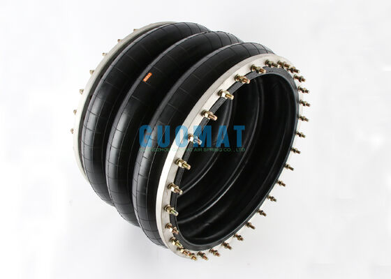 W01-358-9603 Firestone Flange Air Spring 348-3 สไตล์กระแทกอากาศอุตสาหกรรมสามแบบ