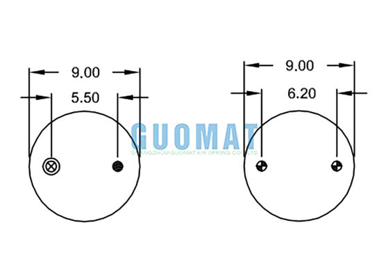 W01-358-6994 ไฟสโตน สปันเซนชั่น สไตล์สปริงอากาศ 19 กระเป๋าสปริงยางกลมเดียว