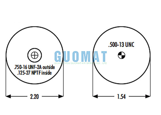 1S3-011 Goodyear Cab Air Spring W02-358-4001 Firestone เครื่องอัดกระแทกอากาศ