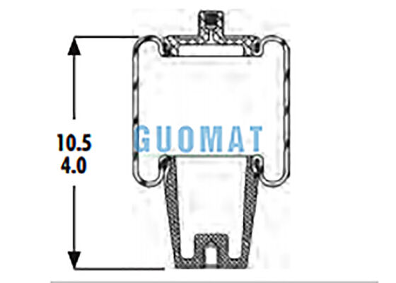 1S4-008 Goodyear Cab Air Spring Absorber W02-358-7010 ไฟสโตน สะพานอากาศ