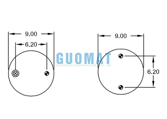 FT 330-29 703 Contitech กระเป๋าอากาศอุตสาหกรรม W01-358-7990 ไฟสโตน