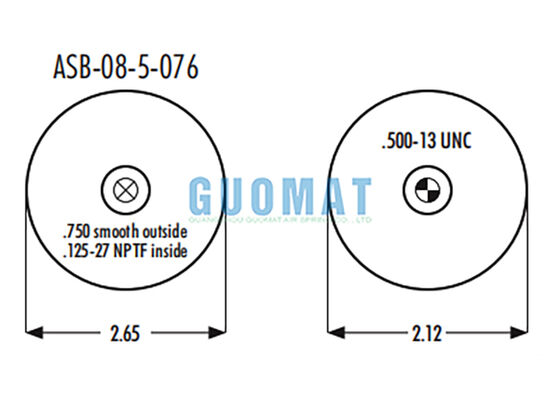 1S4-044 Goodyear สปริงลมช่วงล่างสำหรับงานหนัก ASC-08-7-194 โบลโลว์ลมสำหรับห้องโดยสารรถบรรทุก
