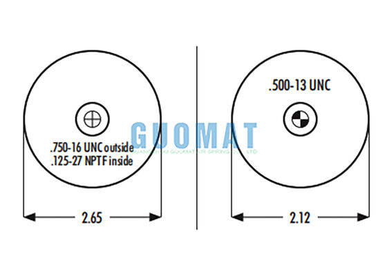 1S4-056 Goodyear สปริงลมช่วงล่าง W023587040 Firestone ถุงลมแค็บ