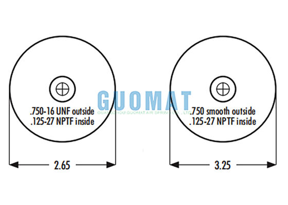 1S4-067 สปริงลมแค็บ Goodyear ASC-08-7-137 ถุงลมช่วงล่างรถบรรทุก