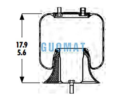 566-18-3-004 กล่องยาง 1R9-003 Goodyear รถบรรทุก การแขวนสปริงสปริงอากาศ