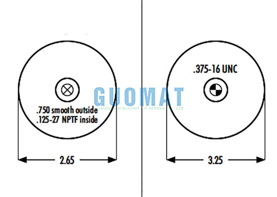 OEM Standard 1S4-175 Goodyear Cabin Air Shock ASC-08-7-157 รถกระบะแขวนลมสปริง