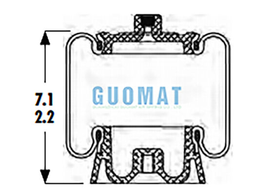 OEM Standard 1S4-175 Goodyear Cabin Air Shock ASC-08-7-157 รถกระบะแขวนลมสปริง