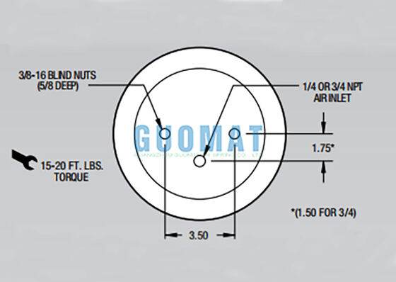 W01-358-5712 ไฟสโตน รถบรรทุก ระบบแขวนอากาศลอกอากาศลมลื่น 1T14C-7