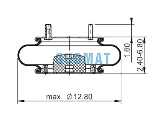 FS 330-11 467 ซองอากาศยางคอนติเทค 64594 ลายอากาศแบบกลมกลมเดียว