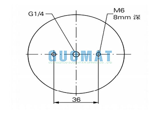 2 3/4" x 2 ยางเป่าลม FD 22-4 DI CR Contitech Precision Vibration Isolation Air Bag