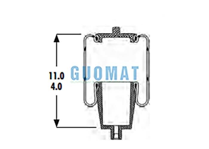 1S4.5-13 Goodyear Cab Air Spring แทน 579-08-7-219 กระเป๋าอากาศแขวนรถบรรทุก