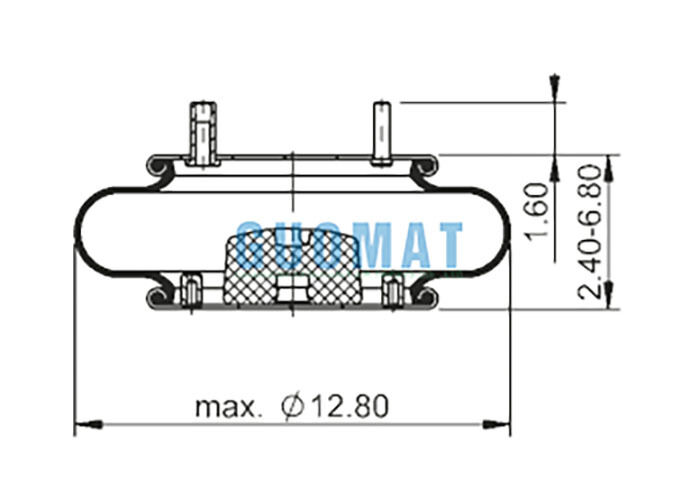 FS 330-11 467 ซองอากาศยางคอนติเทค 64594 ลายอากาศแบบกลมกลมเดียว