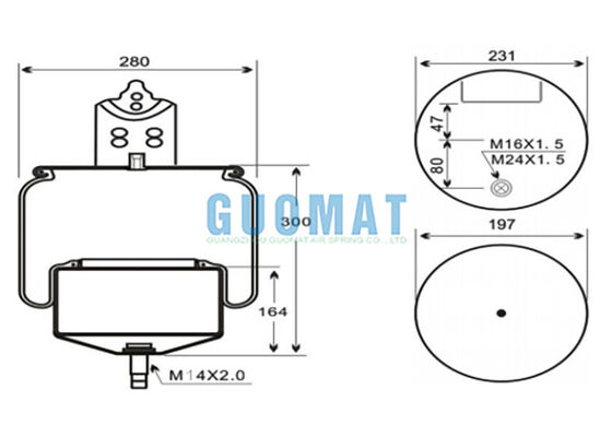 W01-M58-8477 ไฟสโตนรถยนต์แขวนอากาศชนิด 6606NP01 Contitech ยางอากาศสปริง